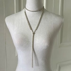 Zircônia & Silver Necklace